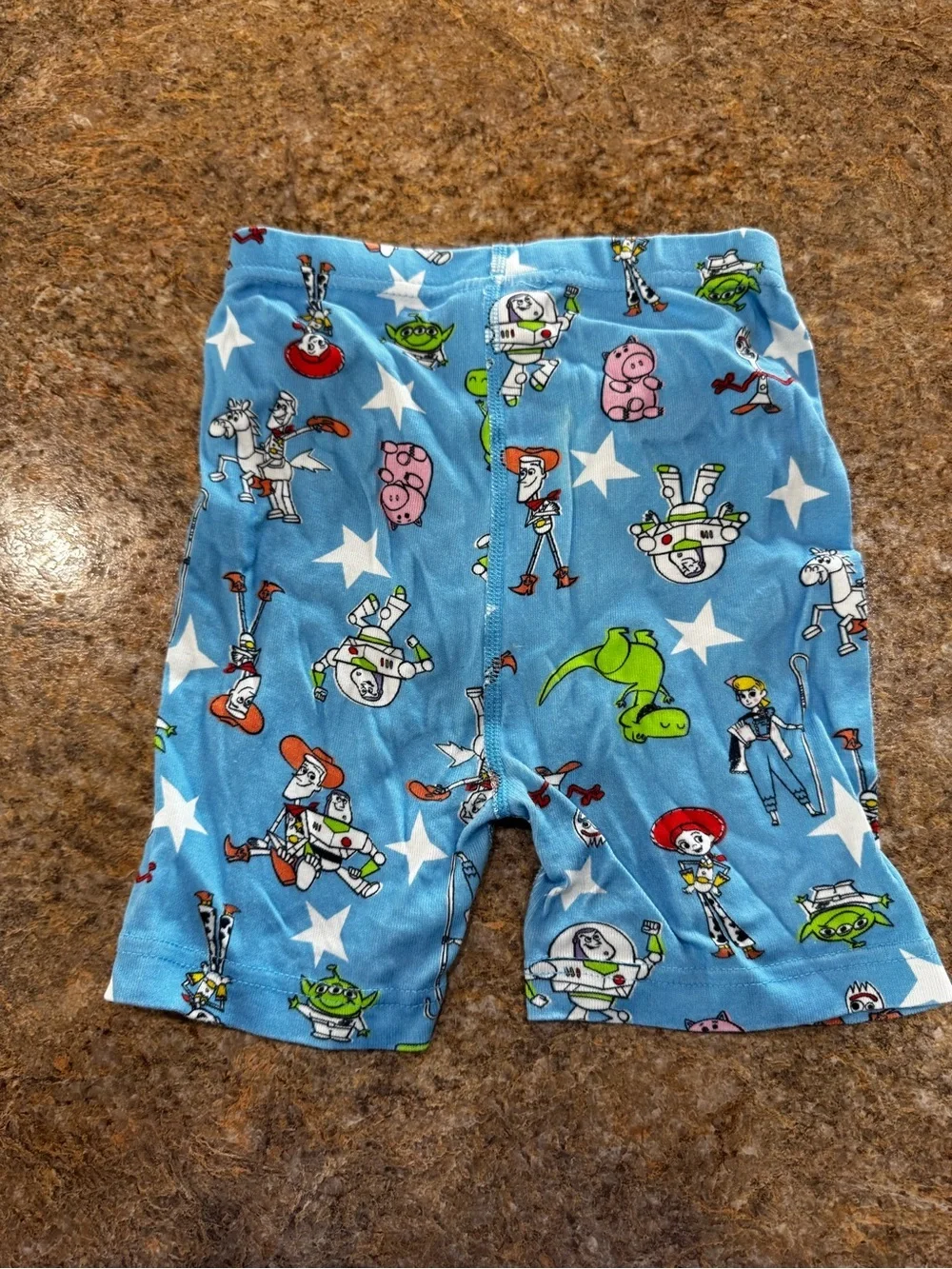 Hanna Andersson Disney Pixar Toy Story 4 Pajama Set Size 8 Blue Organic Cotton